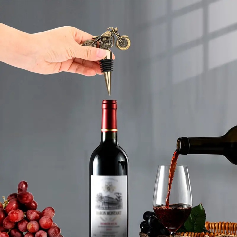 Wine Stopper,  Receive One,  Motorcycle Wine Stopper - Picture 5 of 8